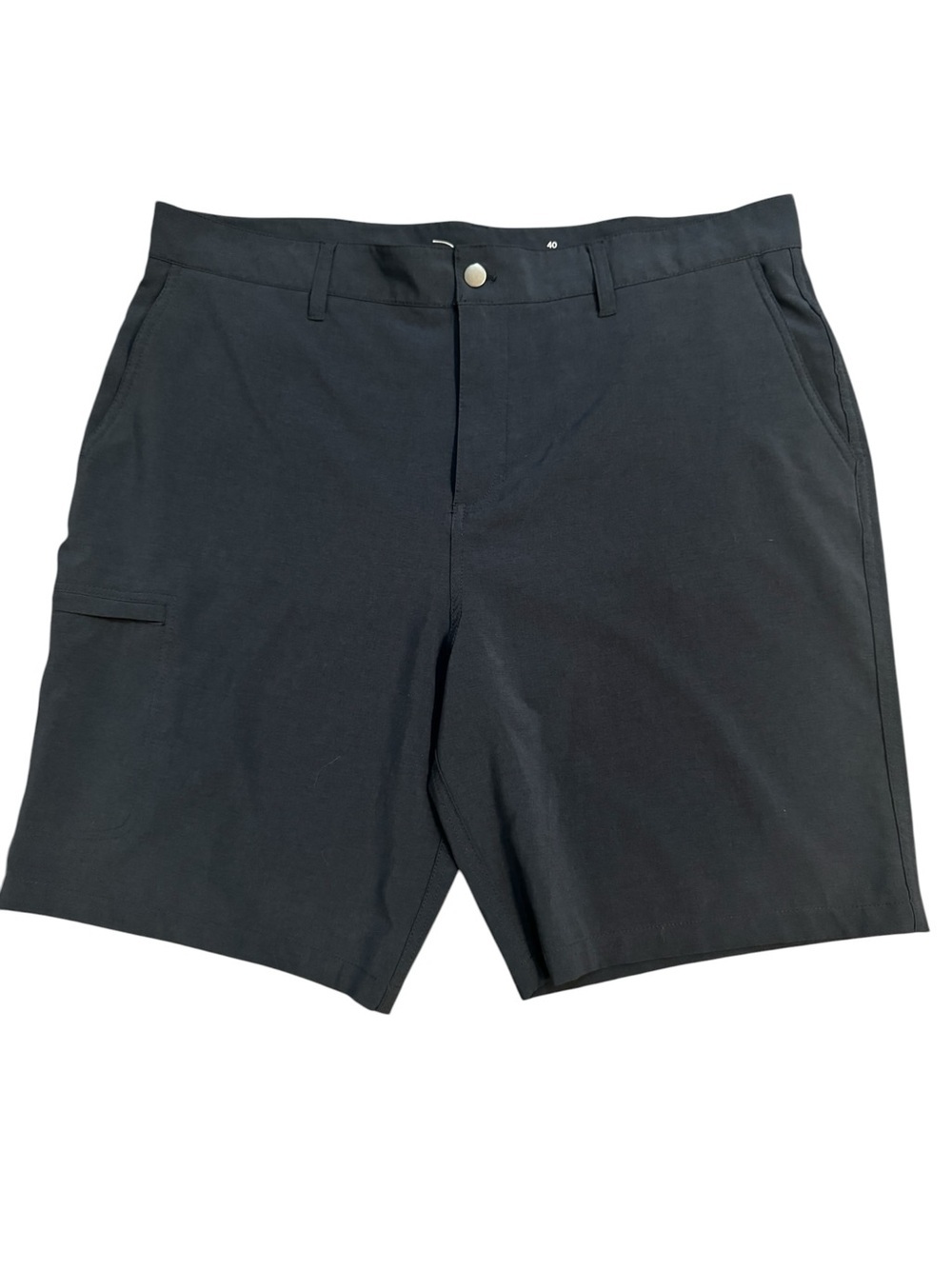 Panama Jack Navy Blue Flat Front Performance Shorts, 9" inseam, size 40
